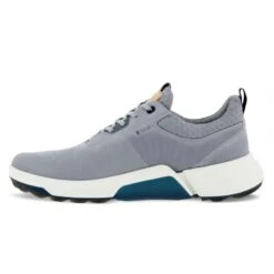 Ecco BIOM H4 Golf Shoes - Silver Grey 9 Ecco BIOM H4 Golf Shoes - Silver Grey -Golf Equipment Store ecco biom h4 golf shoes side view 108204 01177 1