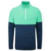 Ping Nexus 1/2 Zip Mens Fleece Golf Top - Oxford Blue/Aquarius -Golf Equipment Store p03578 oba ex1.600x600
