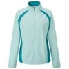 Ping Ladies Freda Waterproof Golf Jacket - Aquatic/Scuba Blue