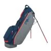 Ping Hoofer Lite 2020 Stand Bag - Heather Grey/Navy/Scarlet -Golf Equipment Store ping hooer stand heather