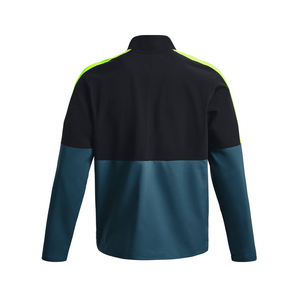 Under Armour Men's UA Storm Windstrike ½ Zip Golf Jacket - Static Blue/Black 4 Under Armour Men's UA Storm Windstrike ½ Zip Golf Jacket - Static Blue/Black - Image 2