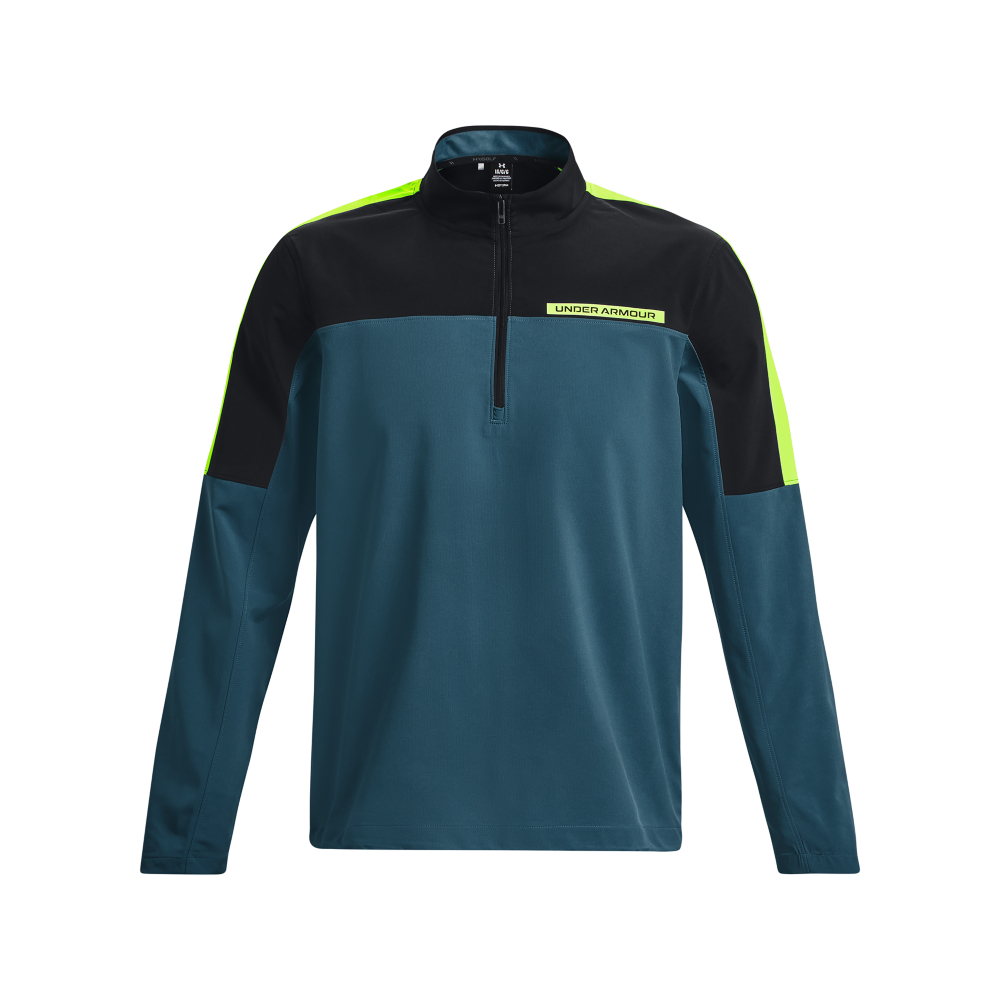 Under Armour Men's UA Storm Windstrike ½ Zip Golf Jacket - Static Blue/Black 3 Under Armour Men's UA Storm Windstrike ½ Zip Golf Jacket - Static Blue/Black