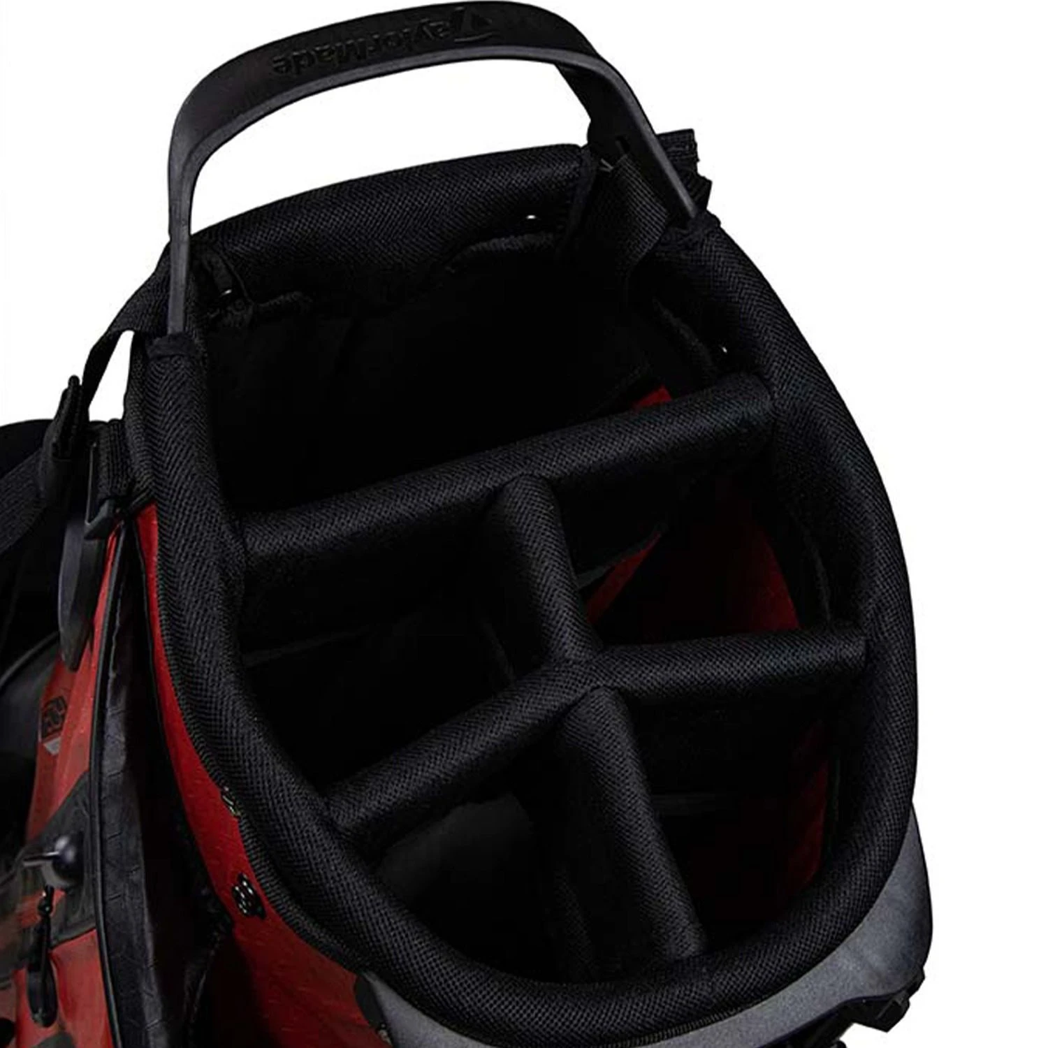 TaylorMade Flextech Waterproof Golf Stand Bag - Black/Red 5 TaylorMade Flextech Waterproof Golf Stand Bag - Black/Red - Image 3